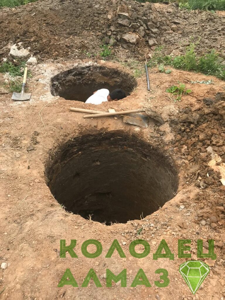 Септик из бетонных колец в Сергиево-Посадском районе