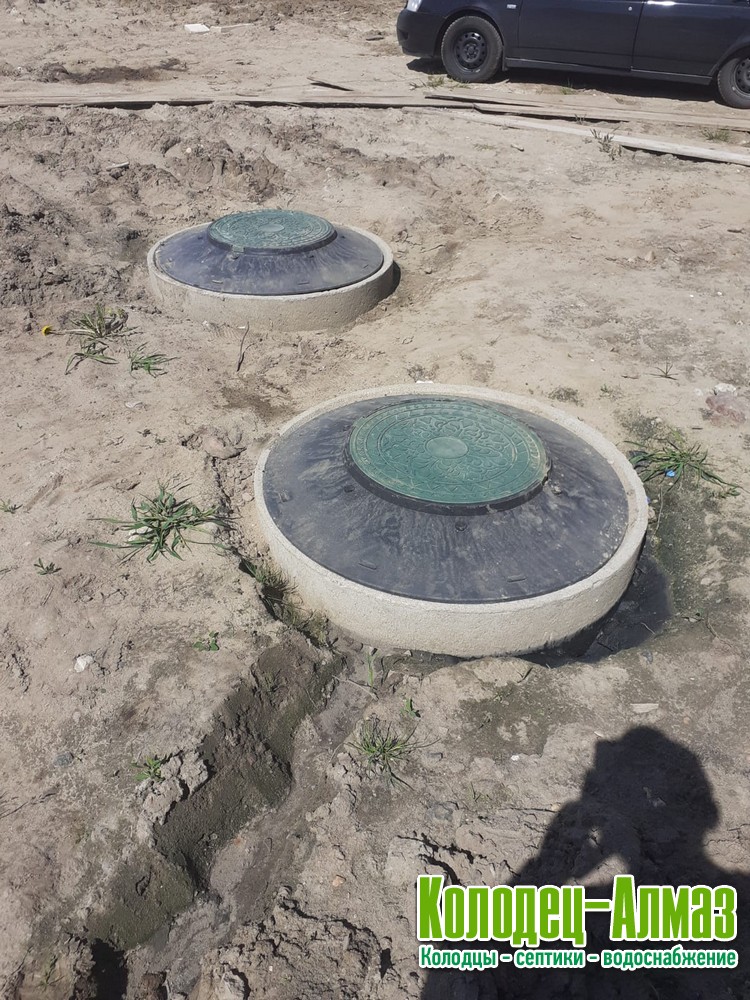 Септик из бетонных колец в Киржачском районе