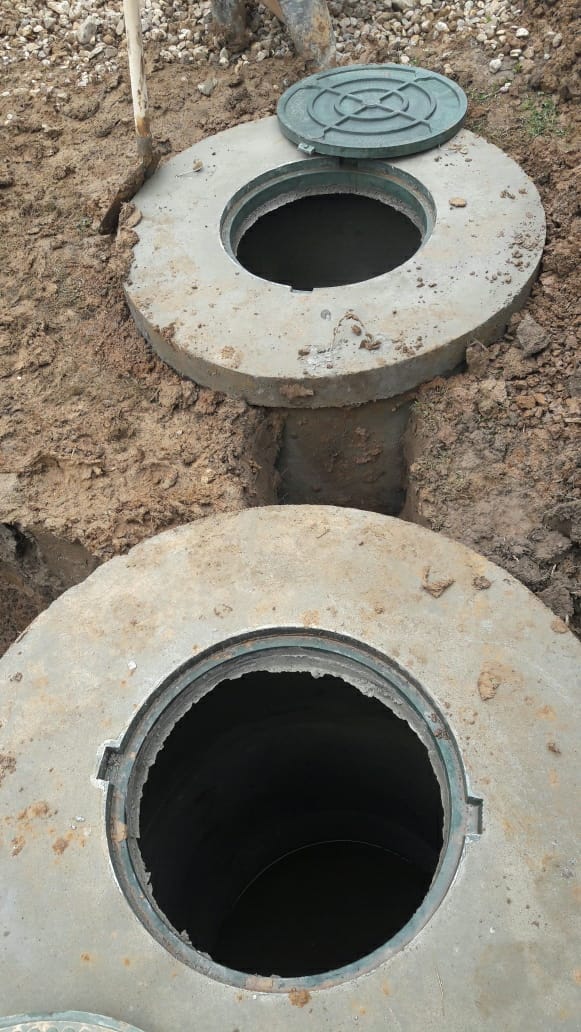 Септик из бетонных колец в Киржачском районе
