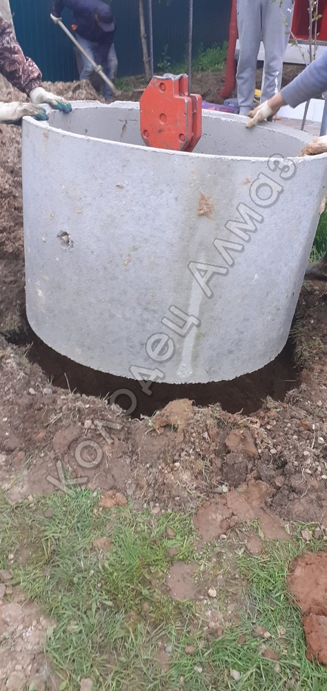 Септик из бетонных колец в Истринском районе